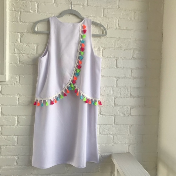 PRIVATE PARTY Dresses & Skirts - White dress with neon colors summer medium